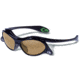 Gargoyles Gamer Sunglasses w/ Black Frame, Smoke Polarized w/Gold Mirror Lens GAR10700081