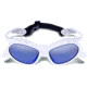 Gargoyles Gamer Sunglasses w/ White Frame, Green w/Blue Mirror Lens GAR10700067