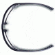 Gargoyles Stance Sunglasses, Matte Metallic Graphite Frame, Clear Lens GAR10700152