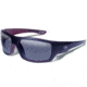 Gargoyles Wrath Sunglasses w/ Matte Black Frame, Smoke Polarized w/Silver Mirror Lens GAR10700170