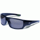 Gargoyles Wrath Sunglasses w/ Navy Frame, Smoke Polarized w/Silver MirrorLens GAR10700044