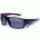 Gargoyles WRATH Sunglasses, Matte Black Frame, Smoke Polarized with Silver Mirror Lens, Polarized, 10700215.QTM