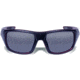 Gargoyles WRATH Sunglasses, Matte Black Frame, Smoke Polarized with Silver Mirror Lens, Polarized, 10700215.QTM