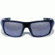 Gargoyles WRATH Sunglasses, Navy Frame, Smoke Polarized with Silver Mirror Lens, Polarized, 10700216.QTM
