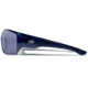 Gargoyles WRATH Sunglasses, Navy Frame, Smoke Polarized with Silver Mirror Lens, Polarized, 10700216.QTM