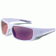 Gargoyles WRATH Sunglasses, White Frame, Copper Polarized with Blue Mirror Lens, Polarized, 10700217.QTM