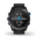 Garmin Descent Mk2i, Titanium Carbon Gray DLC with Black Band, Carbon Gray/Black, 010-02132-01