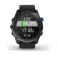 Garmin Descent Mk2i, Titanium Carbon Gray DLC with Black Band, Carbon Gray/Black, 010-02132-01