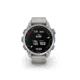 Garmin Descent Mk3 43mm, Stainless Steel with Fog Gray Silicone Band, 010-02753-03