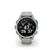 Garmin Descent Mk3 43mm, Stainless Steel with Fog Gray Silicone Band, 010-02753-03