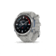 Garmin Descent Mk3 43mm, Stainless Steel with Fog Gray Silicone Band, 010-02753-03