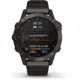 Garmin Fenix 6 Pro Solar Titanium Watch, Carbon Gray DLC w/Ti DLC Band, 010-02410-22