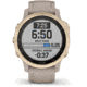 Garmin Fenix 6S Pro Solar Watch, Light Gold w/ Light Sand Band, 010-02409-10