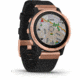 Garmin Fenix 6S Sapphire Multisport GPS Smartwatch, Rose Gold/Black w/Nylon Band, 010-02159-36
