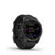 Garmin Fenix 7 Sapphire Solar Watch, Carbon Gray DLC Titanium Case, Black Band, 010-02540-20