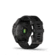 Garmin Fenix 7 Sapphire Solar Watch, Carbon Gray DLC Titanium Case, Black Band, 010-02540-20
