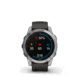 Garmin Fenix 7 Watch, Silver Case, Graphite Band, 010-02540-00