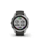 Garmin Fenix 7 Watch, Silver Case, Graphite Band, 010-02540-00