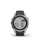 Garmin Fenix 7 Watch, Silver Case, Graphite Band, 010-02540-00