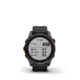 Garmin Fenix 7S Sapphire Solar Watch, Carbon Gray DLC Titanium Case, Black Band, 010-02539-24