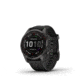 Garmin Fenix 7S Sapphire Solar Watch, Carbon Gray DLC Titanium Case, Black Band, 010-02539-24