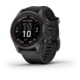 Garmin Fenix 7X ProSapphire Solar Edition Titanium with Fog Gray/Ember Orange Band Watch, 010-02778-14