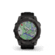 Garmin Fenix 7X Sapphire Solar Watch, Carbon Gray DLC Titanium Case, Black Band, 010-02541-10