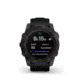 Garmin Fenix 7X Solar Watch, Slate Gray Case, Black Band, 010-02541-00