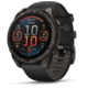 Garmin fenix 8 AMOLED 47mm GPS Watch, Sapphire, Carbon Gray DLC Titanium with Black/Pebble Gray Silicone, 010-02904-20