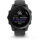Garmin fenix E AMOLED 47mm GPS Watch, Slate Gray Steel with Black Silicone Band, 010-03025-03