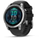 Garmin fenix E AMOLED 47mm GPS Watch, Stainless Steel with Black Silicone Band, 010-03025-02