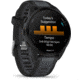 Garmin Forerunner 165 43mm Watch, Black/Slate Gray, 010-02863-20