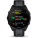 Garmin Forerunner 165 43mm Watch, Black/Slate Gray, 010-02863-20