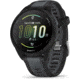 Garmin Forerunner 165 43mm Watch, Black/Slate Gray, 010-02863-20