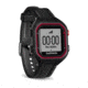 Garmin Forerunner 25, GPS, Americas/PAC, Black/Red, Large 010-01353-00