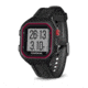Garmin Forerunner 25, GPS, Americas/PAC, Black/Red, Large 010-01353-00