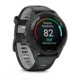 Garmin Forerunner 265 Watch, Black Bezel and Case w/ Black/Powder Gray Silicone Band, 010-02810-00