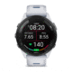 Garmin Forerunner 265 Watch, Black Bezel w/ Whitestone Case and Whitestone/Tidal Blue Silicone Band, 010-02810-01