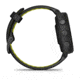 Garmin Forerunner 265S Watch, Black Bezel and Case w/ Black/Amp Yellow Silicone Band, 010-02810-03