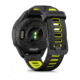 Garmin Forerunner 265S Watch, Black Bezel and Case w/ Black/Amp Yellow Silicone Band, 010-02810-03