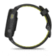 Garmin Forerunner 265S Watch, Black Bezel and Case w/ Black/Amp Yellow Silicone Band, 010-02810-03