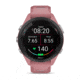 Garmin Forerunner 265S Watch, Black Bezel w/ Light Pink Case and Light Pink/Powder Gray Silicone Band, 010-02810-05