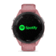 Garmin Forerunner 265S Watch, Black Bezel w/ Light Pink Case and Light Pink/Powder Gray Silicone Band, 010-02810-05
