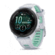Garmin Forerunner 265S Watch, Black Bezel w/ Whitestone Case and Whitestone/Neo Tropic Silicone Band, 010-02810-04