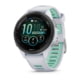 Garmin Forerunner 265S Watch, Black Bezel w/ Whitestone Case and Whitestone/Neo Tropic Silicone Band, 010-02810-04