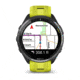 Garmin Forerunner 965, Carbon Gray DLC Titanium Bezel w/ Black Case and Amp Yellow/Black Silicone Band, 010-02809-02
