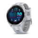 Garmin Forerunner 965, Titanium Bezel w/ Whitestone Case and Whitestone/Powder Gray Silicone Band, 010-02809-01