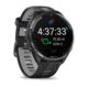 Garmin Forerunner 965 Watch, Carbon Gray DLC Titanium Bezel w/ Black Case and Black/Powder Gray Silicone Band, 010-02809-00