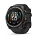 Garmin Felix 9 Unisex Watch, 51mm Case Diameter, Carbon Gray DLC Titanium Bezel, Black Silicone Band, Gray, 010-04763-10