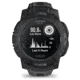 Garmin Instinct 3 Solar Tactical Watch, Black, 45mm, Polymer/Aluminum, Black, Silicone, 010-02934-50